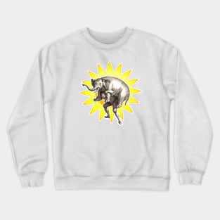 pachyderm heavy animal Crewneck Sweatshirt